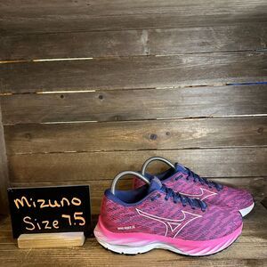 Womens Mizuno Wave Rider‎ 26 Purple Athletic Running Shoes Sneakers Size 7.5 M
